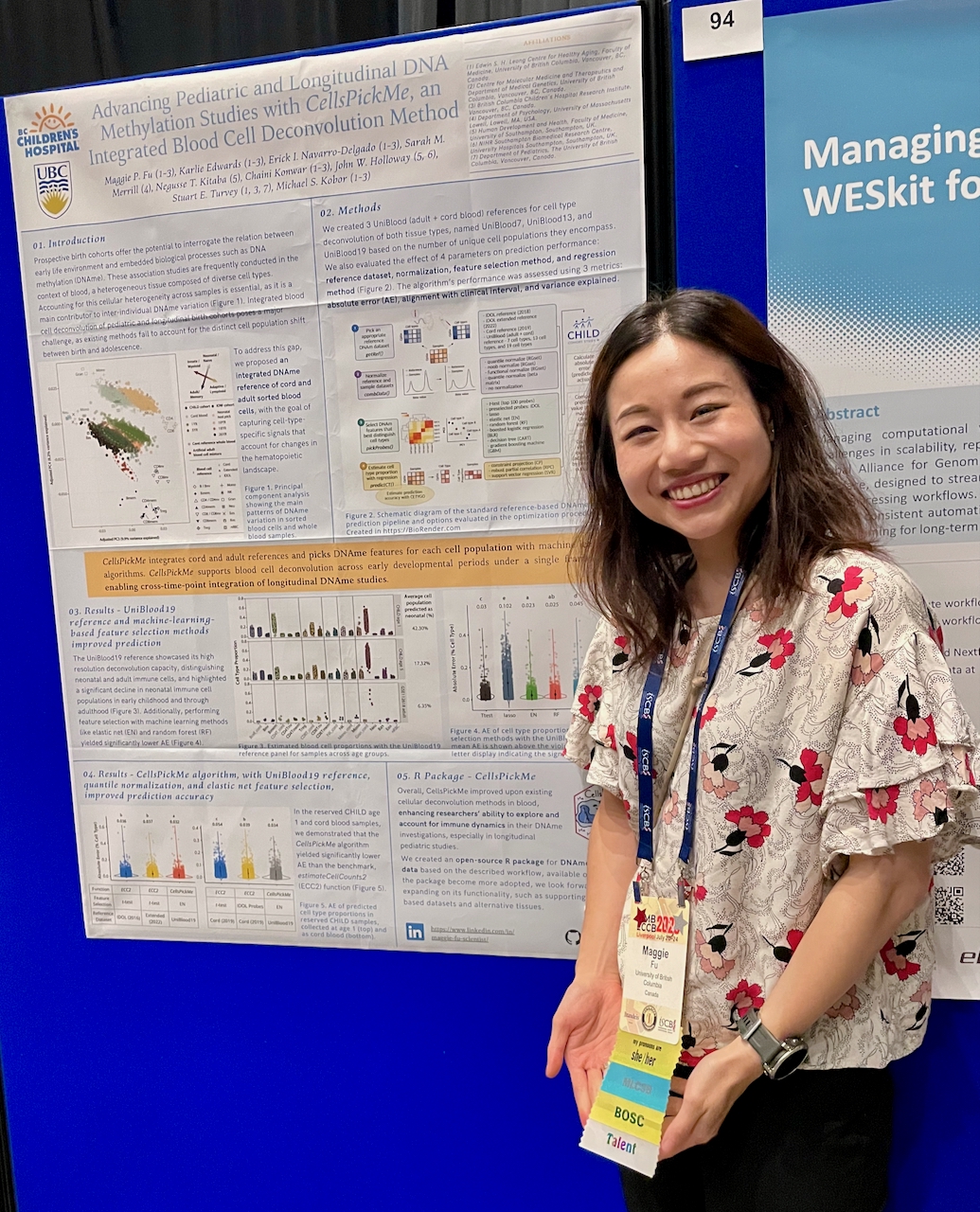 Maggie Fu by poster at BOSC 2025